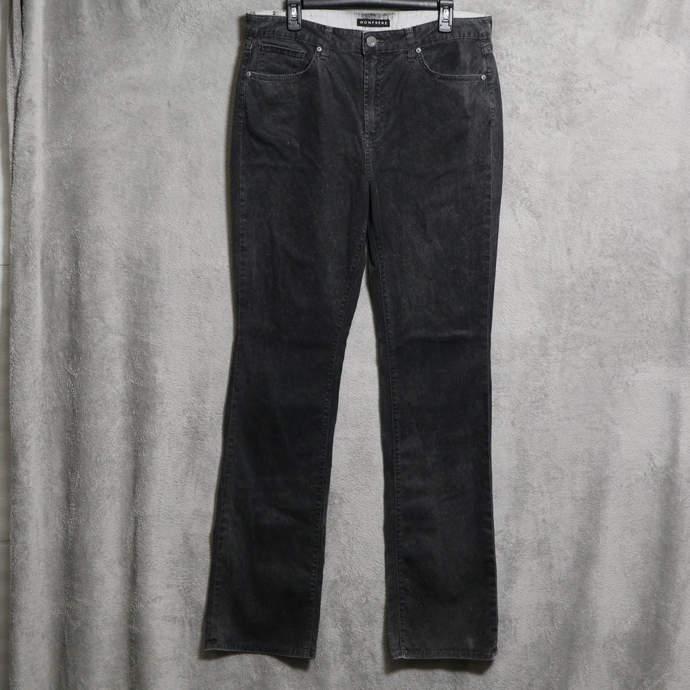 MONFRERE Clint Jeans Men 35x35 Aged Coated Steel Straight Leg Japanese Denim USA